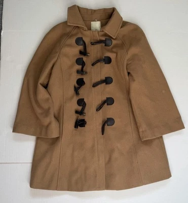 Chaqueta Anthropologie Elevenses mezcla lana tostada para mujer talla 8 Foto 1 de 4