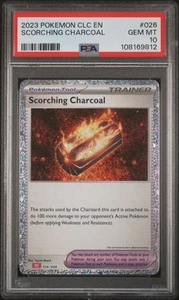Pokemon CLC 2023 colección clásica EN #026 carbón abrasador PSA 10 GEMA COMO NUEVO - Imagen 1 de 2