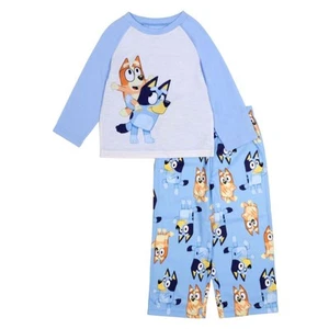 Bluey Toddler Boys' 2-Piece Polyester Sleepwear Pajama Set 2T 3T 4T - Picture 1 of 3