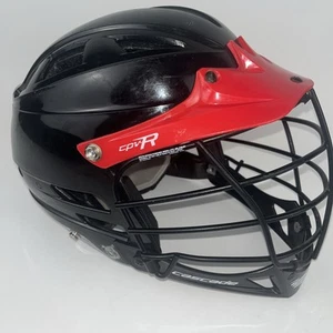 Casco de Lacrosse Cascade Serie CPV-R NEGRO ROJO Talla S/M - Imagen 1 de 7