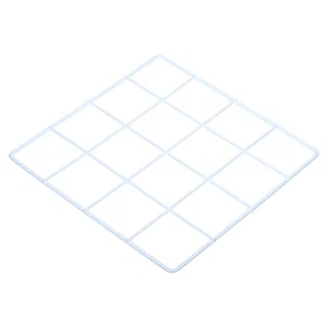 8"x8" Filo Griglia Pannello,1pz per Casa Ufficio,Bianco - Afbeelding 1 van 5
