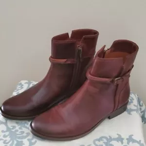 Frye Leather Booties Size 6.5 New - Picture 1 of 7