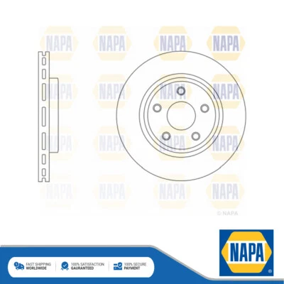 Se adapta al disco de freno delantero Jeep Grand Cherokee Commander 3.0 CRD 4.7 5.7 NAPA Foto 1 de 2