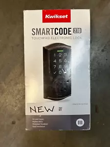 Kwikset Smartcode 270 Touchpad Electronic Lock Venetian Bronze Finish - Picture 1 of 3