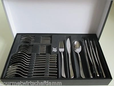 WMF BESTECK VIRGINIA CROMARGAN PROTECT 30-TEILIG EDELSTAHL TEILMATTIERT - Bild 1 von 2