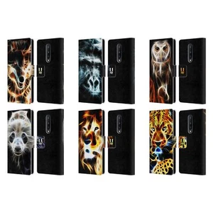 HEAD CASE DESIGNS WILDFIRE LEATHER BOOK CASE & WALLPAPER FOR BLACKBERRY ONEPLUS - Picture 1 of 12