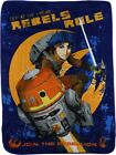 Star Wars "Rebels Rule" Micro Raschel Throw Blanket (46" X 60")