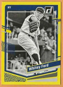 2023 Donruss Yellow Whitey Ford #179 New York Yankees - Picture 1 of 2