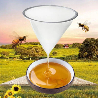 5X Spitzsieb für Honig 35cm Sieb Imkerei Imker Honigsieb Filter Net Honigeimer! - Bild 1 von 4