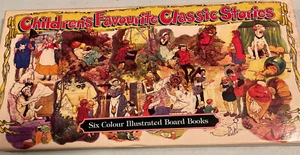 Children's Favourite Classic Stories - Box Set of 6 Board Books Nostalgic Retro - Picture 1 of 4