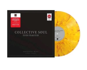 Collective Soul 7Even Year Itch Greatest Hits Limited Red Yellow Swirl Vinyl LP - Picture 1 of 4
