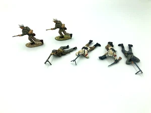 AIRFIX or similar 1 / 32 Scale German Infantry & Afrika Korps x 6 - Picture 1 of 3