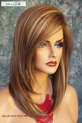 "LAINE" RENE OF PARIS WIG  *MOCHACCINO* SLINKY HOT MEDIUM BOB SIDE BANGS 550 - Image 1 of 4