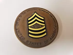 US ARMY OFFICE OF THE SERGEANT MAJOR AWARD BY SMA JACK L. TILLEY 1.75'' COIN - Bild 1 von 6