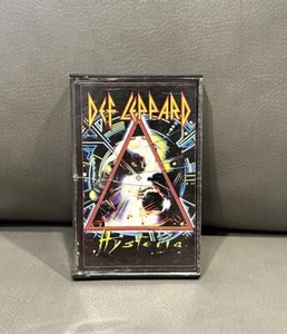 Def Leppard Hysteria Black Cassette 830 675-4 Vertigo Polygram Canada 1987 Rare - Picture 1 of 11