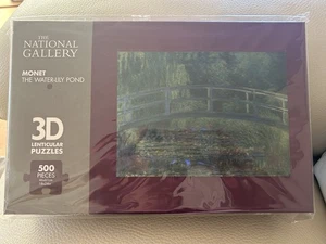 The National Gallery 3D-Linsenpuzzle Monet der Seerosenteich 500 Teile - Bild 1 von 5