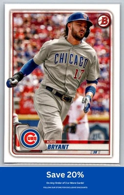 Kris Bryant 2020 Bowman #22 Chicago Cubs - Image 1 of 2