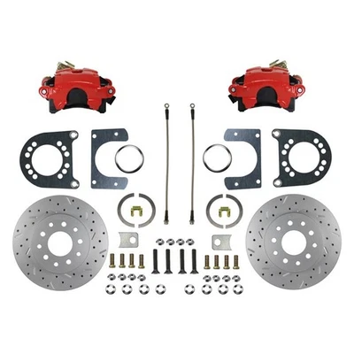 For Mercury Comet 63-77 Drilled & Slotted Rear Disc Brake Conversion Kit - Imagem 1 de 4