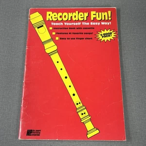 Recorder Fun ~ Teach Yourself the Easy Way 1990 Hal Leonard ~ Trade Paperback - Picture 1 of 8