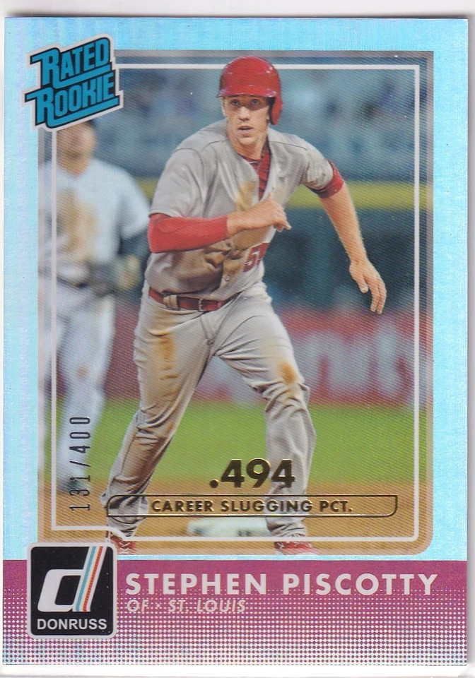 STEPHEN PISCOTTY/400 DONRUSS CARRERA STAT LINE RC CARDINALS #36 2016 16 PANINI Foto 1 de 1