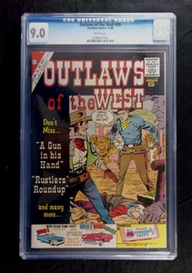 Outlaws of the West #28 CGC 9.0 Charlton Comics 1960 - Picture 1 of 2