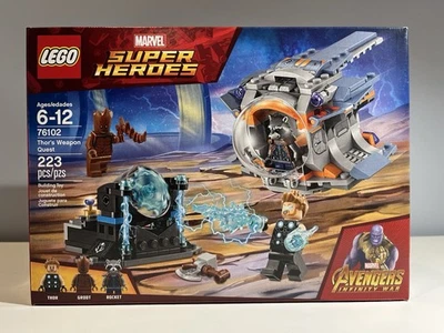 New LEGO 76102 Marvel: Thor's Weapon Quest, Retired, Sealed In Box - Image 1 of 4