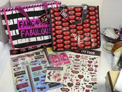 全新 混合派对 批量 吸血鬼贴纸 纹身袋 笔记本 全新 — 第 1/4 张图片