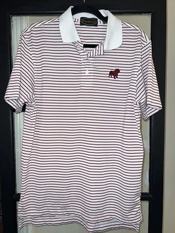 Mississippi State Bulldogs George Sherman Clothiers Performance Golf POLO Shirt Cover