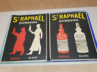 Antique Advertising Cardboard St Raphael Quinquina Writing File Red White
