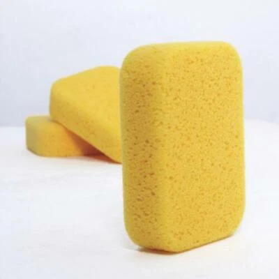 CUSTOM QUEST Tile Grout Sponge XL All Purpose 3 Pack Heavy Duty 5-1/2" x 7-1/2"