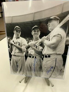 New York Giants signed 16x20 Thompson, Marshall, Mize JSA Free Shipping - Picture 1 of 1