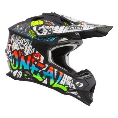 O'Neal 2 SRS Rancid V.24 Helmet Black/White — 第 1/4 张图片
