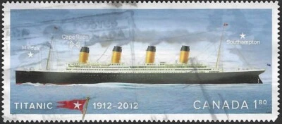 🍁Canada  # 2538   "TITANIC"    Fine Used 2012  Issue   (A) - Image 1 of 2