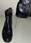 Mens Poste Gorgeous Black Leather Lined Ankle Boots Size 41
