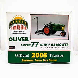 1/16 Oliver Super 77 Tractor With Mower, 2006 Summer Farm Toy Show - Picture 1 of 7