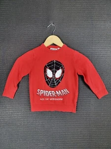 Spider-man sweater kids 3-4 years old sequins Marvel H&M hero - Picture 1 of 12