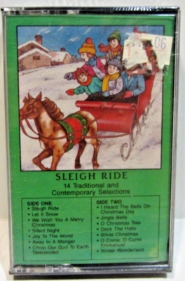 Sleigh Ride (Cassette Tape, 1987) - 14 Traditional and Contemporary -SEALED- - Image 1 of 3
