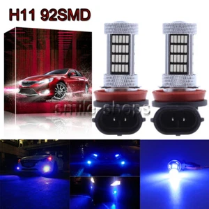 H11 H8 H9 H16 4014 92SMD LED Fog Light Conversion Kit Premium 10000K Ultra Blue - Picture 1 of 12