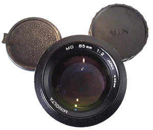 * Minolta New MD NMD 85mm f/2 1:2 Portrait Teleobjektiv MC MD Mount MADE JAPAN - Bild 1 von 19