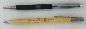 LOT of 2 Vintage Twist Mechanical Pencils Phillips 66 & Dixcel Gas Advertising - Picture 1 of 7