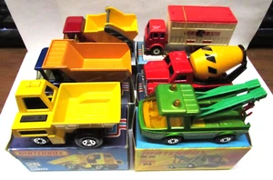 6 Boxed Matchbox Lesney Trucks 37, 42, 23, 19, 26, 74 Toe Joe Early 70's - Picture 1 of 4