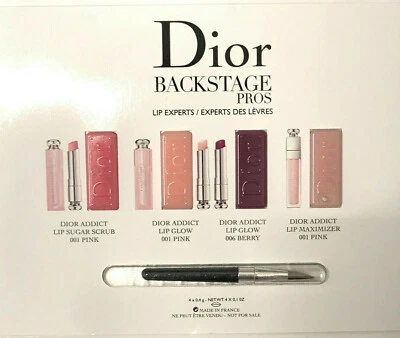 Dior Addict BACKSTAGE PROS Lip Sample PINK GLOW Sugar Scrub MAXIMIZER Choose Qty - Image 1 of 2