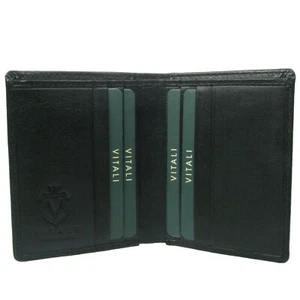 VITALI MENS LEATHER BIFOLD WALLET 609 - Picture 1 of 6