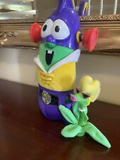 VeggieTales Talking LarryBoy Super Suction Ears Plush Toy with RUMOR WEED RARE