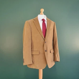 Austin Reed Blazer Men's Size 40R Camel Notch Lapel Single-Breasted Jacket - Picture 1 of 19