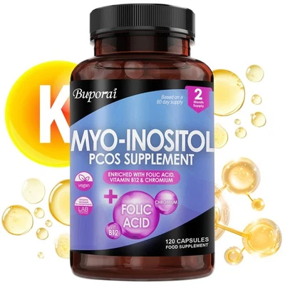 BUPORAI Myo-Inositol Pcos - for PCOS, Cycle Regularity & Ovarian Support Supplement
