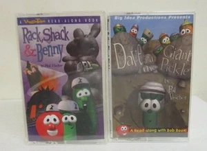 New/Sealed: 2 VEGGIETALES Cassettes: Dave & Giant Pickle; Rack Shack & Benny - Picture 1 of 1
