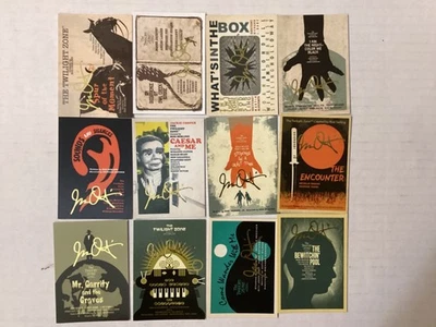 TWILIGHT ZONE (12) GOLD FOIL AUTOGRAPH CARDS IN N/M CONDITION - Image 1 of 2