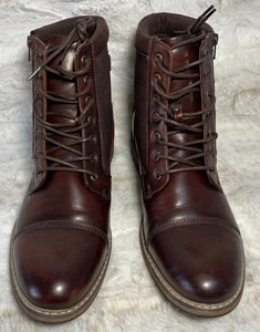 Sonoma Simon Botines con Cordones Para Hombre Talla 12 Marrón Preppy Elegante Clásico - Imagen 1 de 7