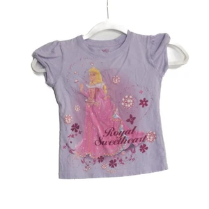 Camiseta de manga corta Disney Princesa Talla 5T para niñas pequeñas con Bella Durmiente De - Imagen 1 de 8